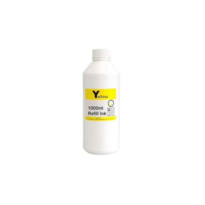 Bouteille d'encre universelle jaune 1000ml - encre universelle 1000ml yellow 1
