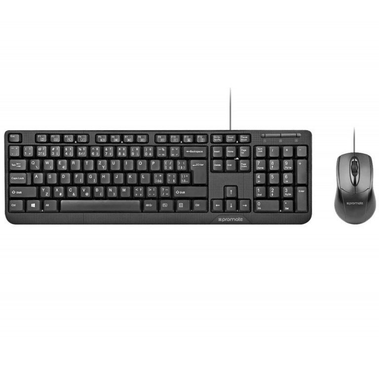 Ensemble Clavier + Souris PROMATE COMBO KM1 Noir Ensemble Clavier + Souris PROMATE COMBO KM1 Noir