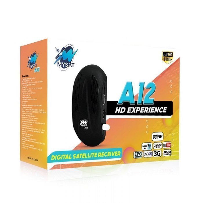 Récepteur Mini HD MYSAT A12 + Clé Wifi Récepteur Mini HD MYSAT A12 + Clé Wifi – Image 2