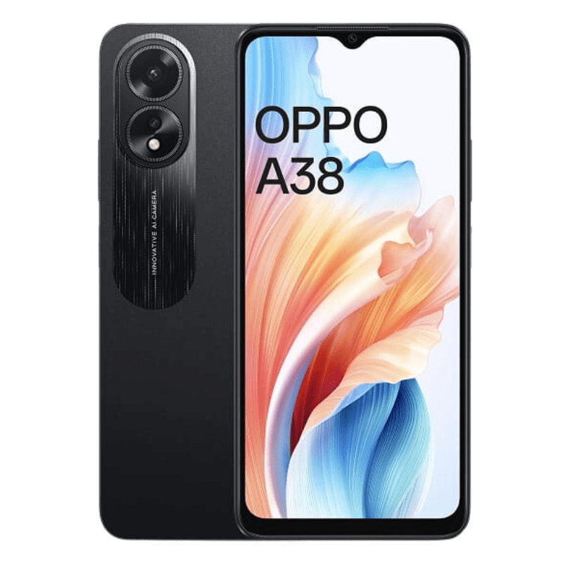 Smartphone Oppo A38 4G (4+128Go) Noir - WIKI High Tech Provider