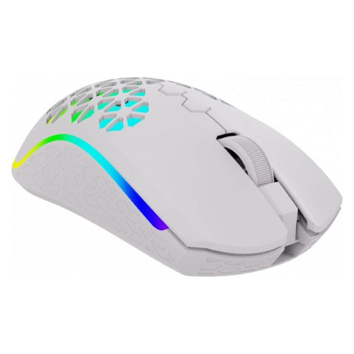 SOURIS GAMER AQIRYS POLARIS DOUBLE MODE RGB - BLANC - WIKI High