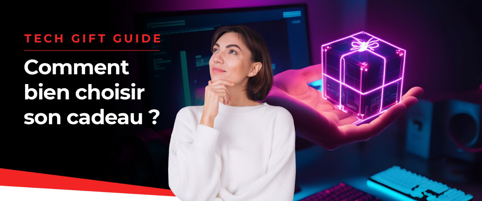 Tech gift guide blog post cover
