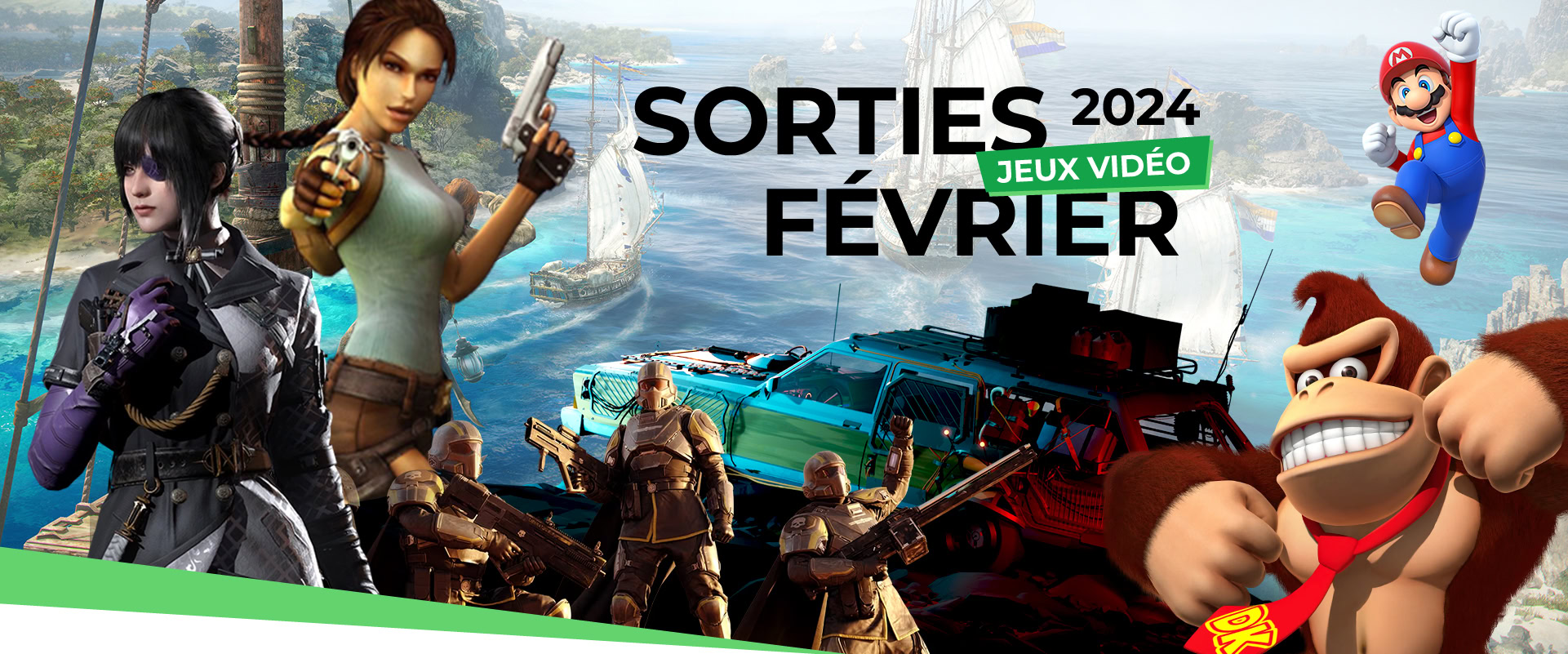 Sorties des jeux Blog février