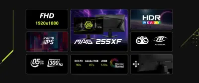 MSI MAG 255XF caracteristiques