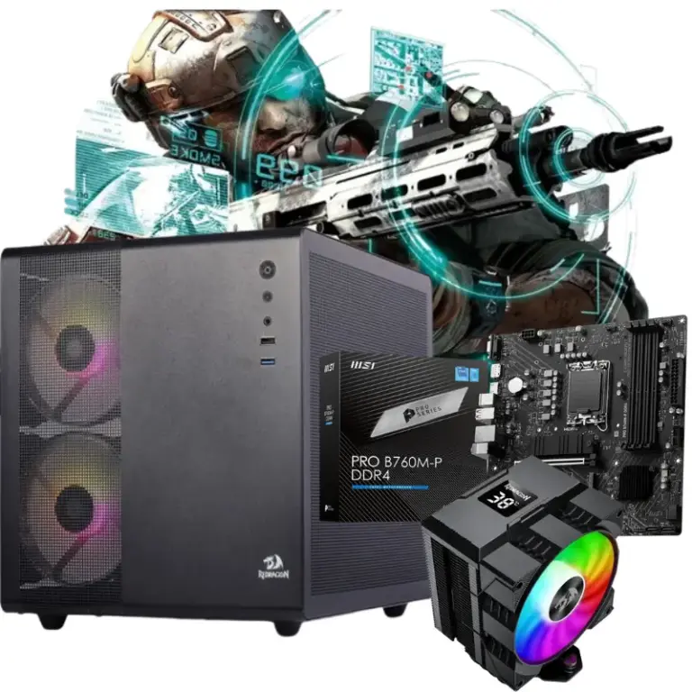 PC Gamer de Bureau PRO i5-14400 16Go 512Go Nvme Pc Gamer