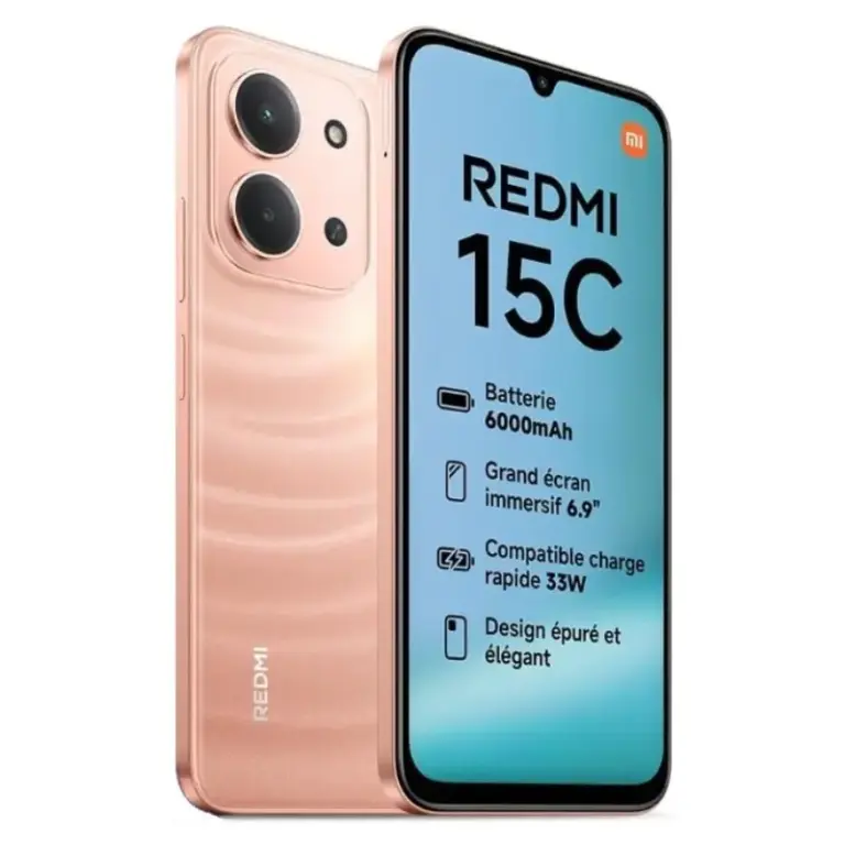 Xiaomi Redmi 15C - Smartphone 4+128 Go Orange Xiaomi REDMI 15C