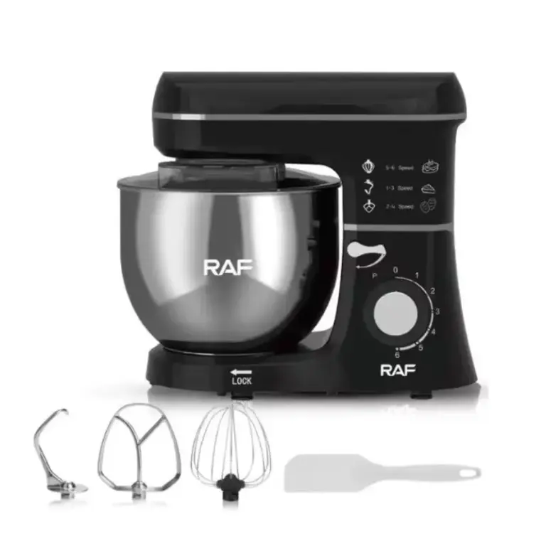 RAF R.6618B Robot Pétrin 8L 1400W Noir Raf R.6618