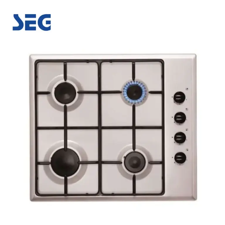 SEG H6400Q Plaque de Cuisson Encastrable 4 Feux Inox SEG H6400Q