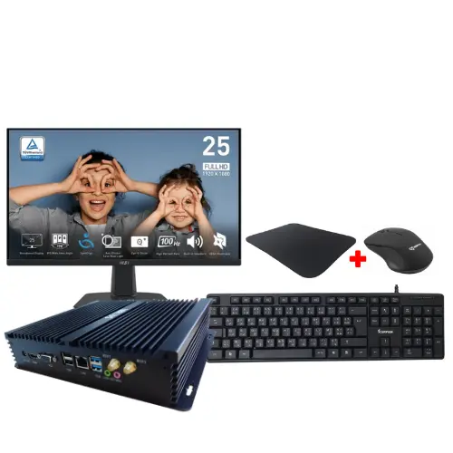 Pack Versus V-BOX AMD A4-6210 4Go 128Go +Écran MSI 24.5" FHD 100Hz Pack Versus