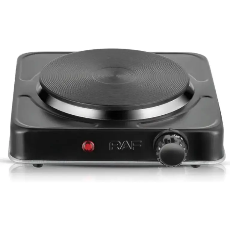 RAF R.8010AB - Plaque De Cuisson Électrique 1 Feux 1000W Noir RAF R.8010AB