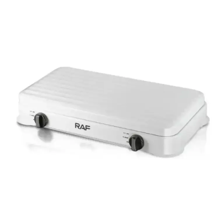 RAF R.8033 - Réchaud à Gaz 2 Feux Blanc RAF R.8033