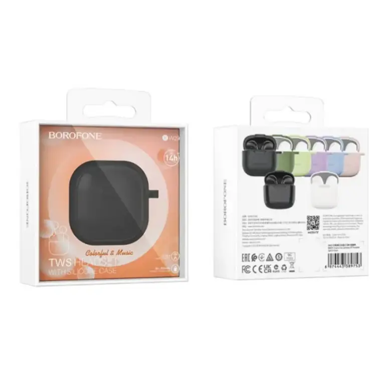 Borofone BW29 Écouteurs Sans Fil Bluetooth Noir Borofone BW29 Écouteurs Sans Fil Bluetooth Noir – Image 3
