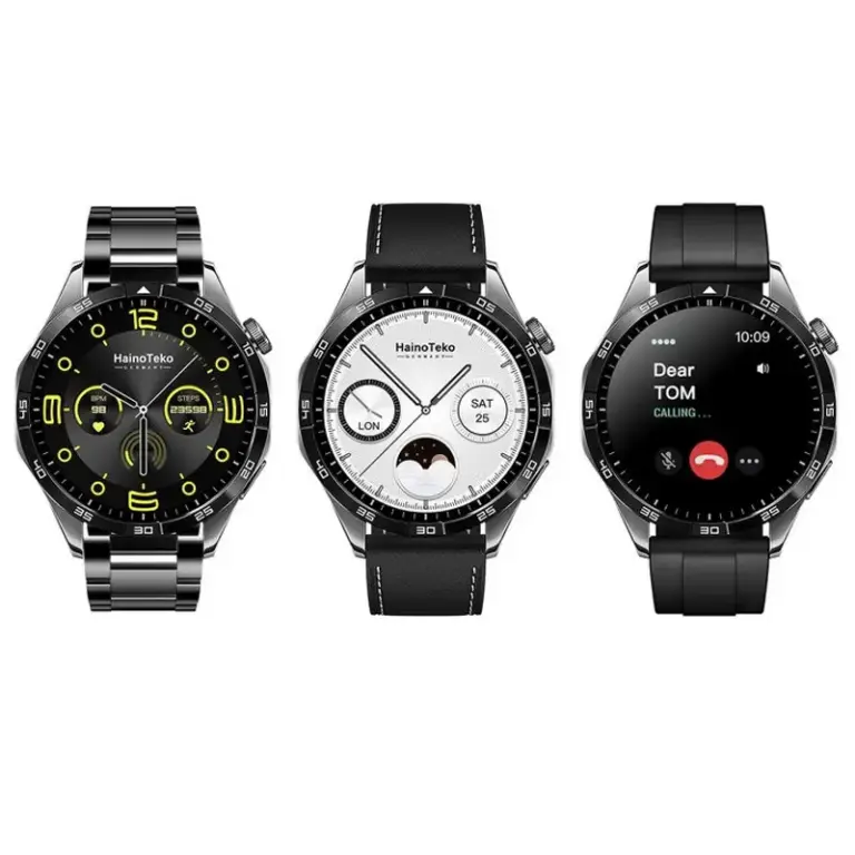 Montre Connectée Haino Teko RW-44 GT4 Noir Smart Watch